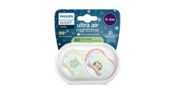 Philips Avent Sut Ultra air, Nat, 0-6 m, lyseblå/lysegrøn- Sutter