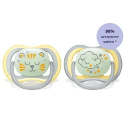 Philips Avent Sut, Ultra Air Nat 18 mdr.+ 2-pk- Sutter