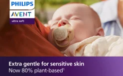 Philips Avent Sut Ultra soft, 6-18 m, grå/grøn- Sutter