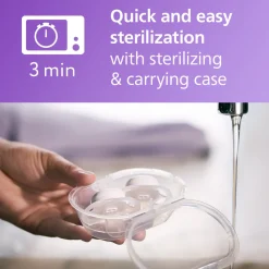 Philips Avent Sut, Ultra start, 0-2 m, lyserød/lysegul- Sutter