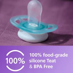 Philips Avent Sut Ultra start, 0-2 m, Nat, lysegrøn/lyseblå- Sutter