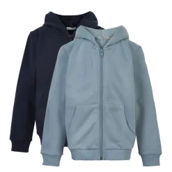 Minymo Sweat jakke m. hætte 2-pak - 742- Multipack|Sweatsæt