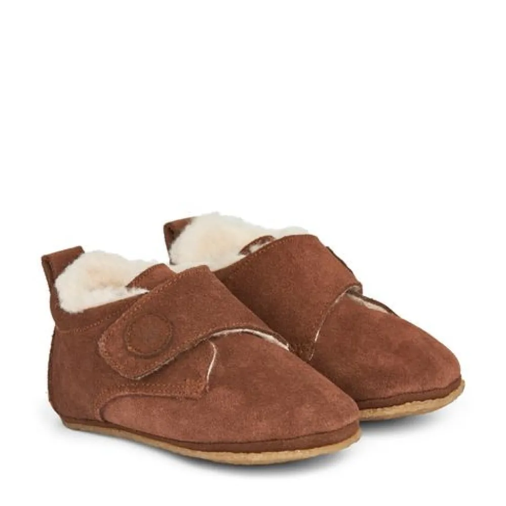 Wheat Taj Uld Hjemmesko - Cognac- Hjemmesko