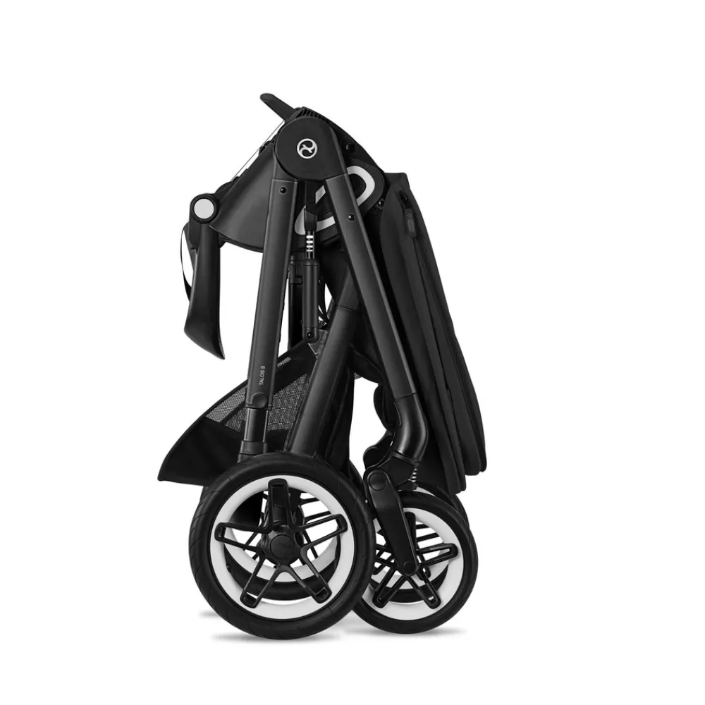 Cybex Talos S Lux - moon black- Klapvogne Med Flade Sæder