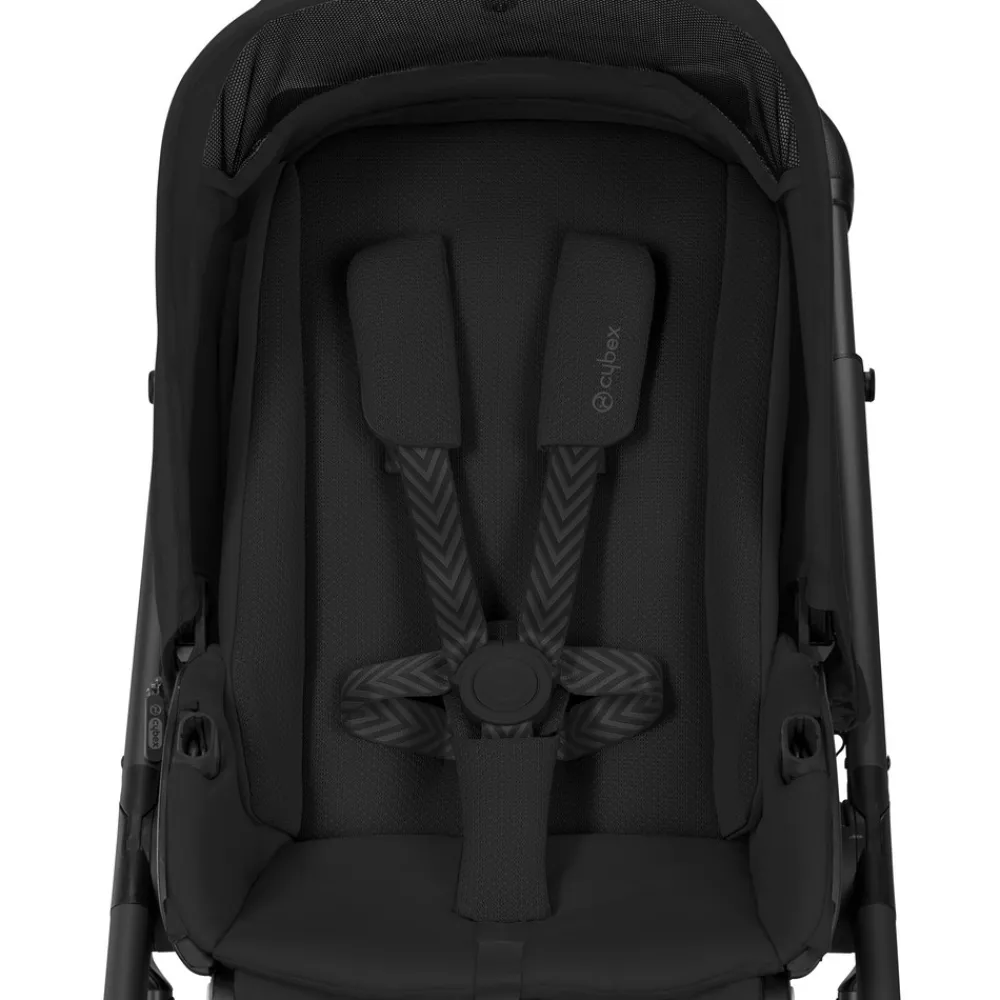 Cybex Talos S Lux - moon black- Klapvogne Med Flade Sæder