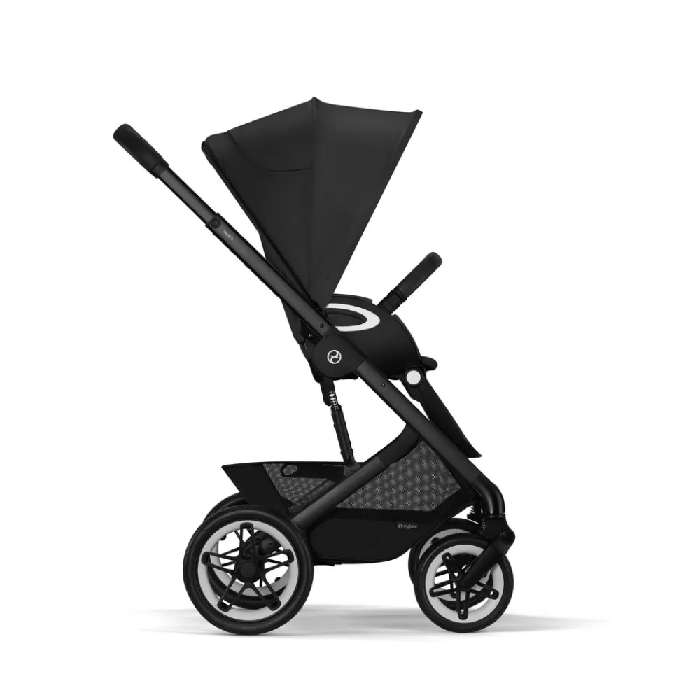 Cybex Talos S Lux - moon black- Klapvogne Med Flade Sæder