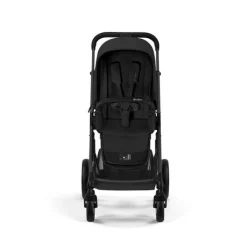 Cybex Talos S Lux - moon black/black m. Cot S Lux- Kombivogne Med Flade Sæder