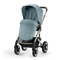 Cybex Talos S Lux - Stormy blue- Klapvogne Med Flade Sæder