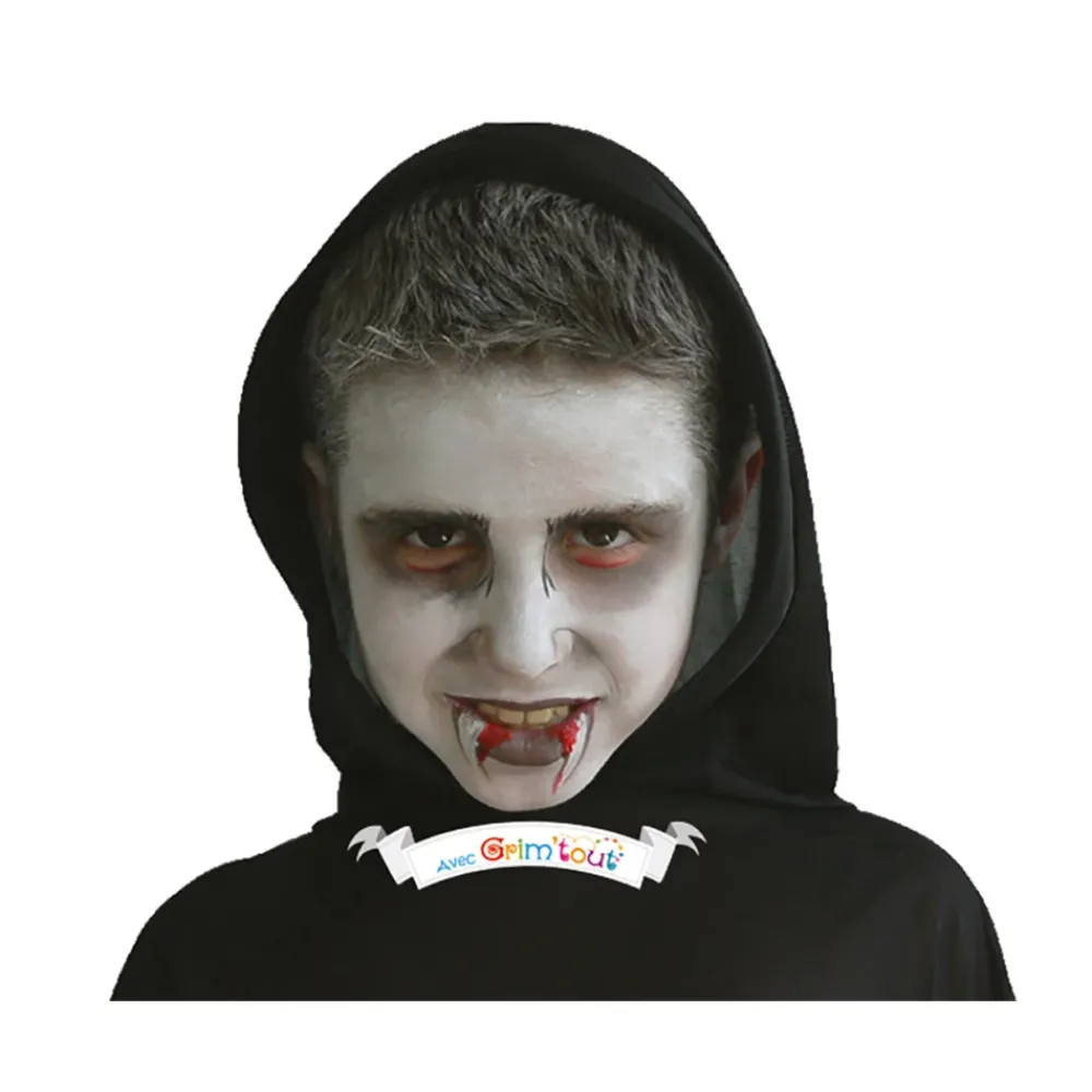 GRIM TOUT Teatersminke 4 farver - Ridder & Vampyr- Ansigtsmaling