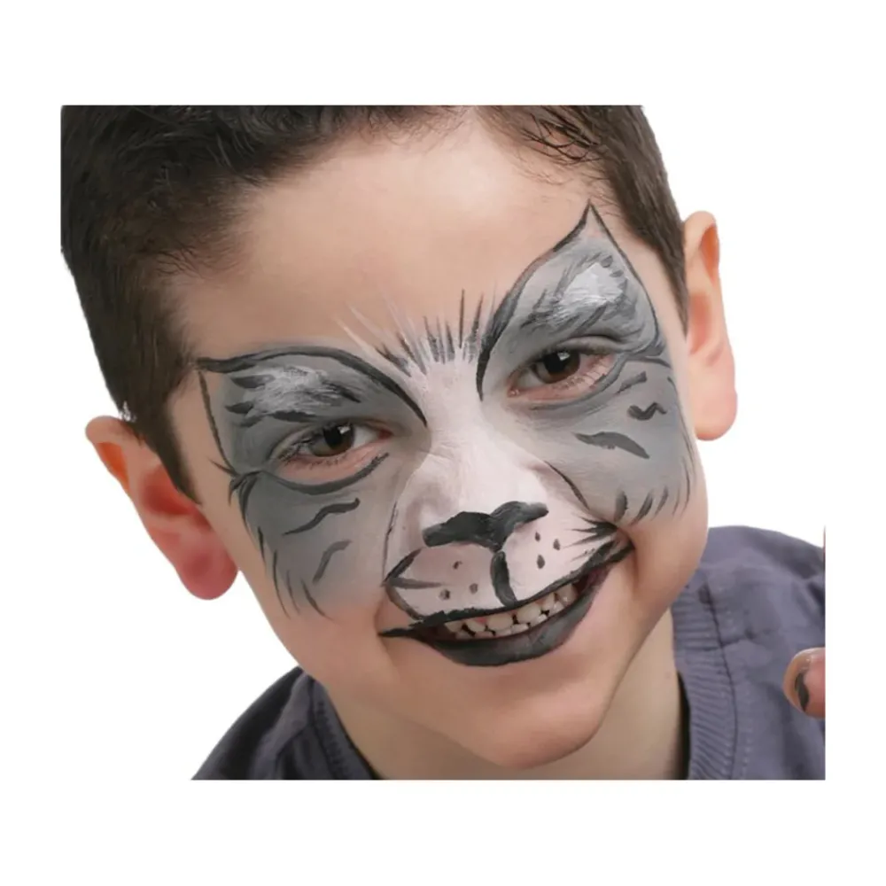 GRIM TOUT Teatersminke 4 farver - Ridder & Vampyr- Ansigtsmaling