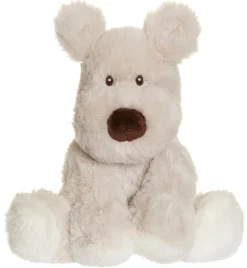 Teddykompaniet Teddy Mocca lille, hund grå, 18 cm- Bamser