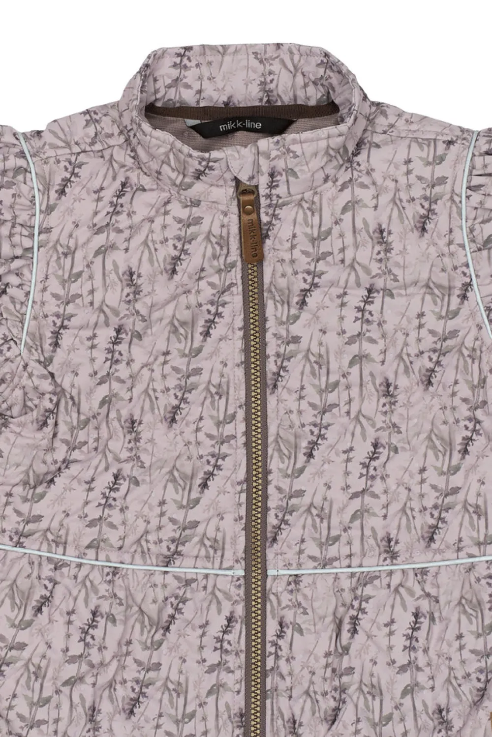 Mikk-Line Termosæt med flæse - Cloud gray- Termotøj