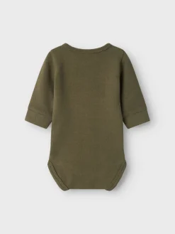 Lil' Atelier Thoro ls slim body - KALAMATA- Bodystocking Langærmet