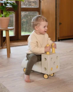 MODU Tiny ride Sand Grey / Honey Yellow- Store Byggesæt|Tumlemøbler