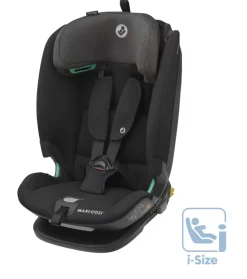 Maxi-Cosi Titan Plus i-Size - authentic black- Autostole 76-150 Cm (15 Mdr.-12 År)