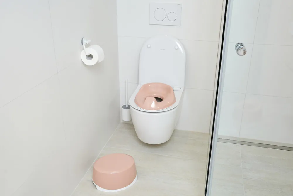 Bébé-Jou Toiletsæde justerbar, Pale Pink- Potter, Toiletsæder & Skamler