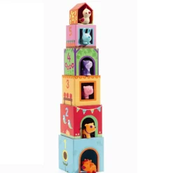 Djeco Topanifarm- Stabelklodser