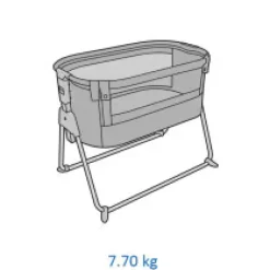 Maxi-Cosi Tori sidebyside seng - beyond graphite-Børn Side By Side Senge