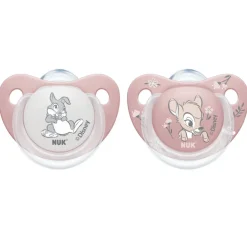 NUK Trendline Silicon S1 - Bambi 2-pak- Sutter