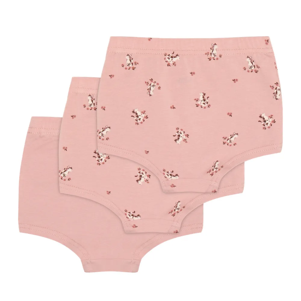 BeKids Trusser - 3 pak - Misty Rose- Undertøj