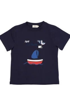 Copenhagen Colors T-shirt m. print - NAVY- T-Shirts & Toppe