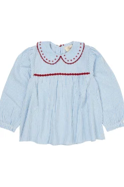 Copenhagen Colors Tunika m. hjerter - BERRY- Skjorter