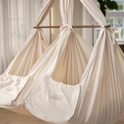 Moonboon Tvillingeslyngevugge, natur-Børn Slyngevugger