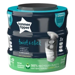 Tommee Tippee Twist Click 3-Pak Refill- Pusleudstyr Diverse|Tilbehør Til Bad & Pleje