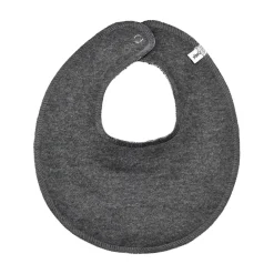 Pippi UDGÅET Smæk Med Indlæg - 121 Dark Grey Melange- Hagesmække|Savlesmække