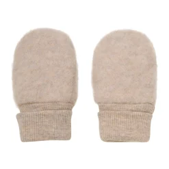 HUTTEliHUT Uld Fleece Vanter - Camel melange- Luffer & Vanter