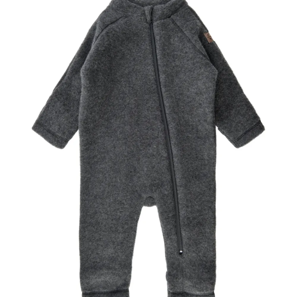 Mikk-Line Uld heldragt - Anthracite Melange- Køredragter|Ulddragter