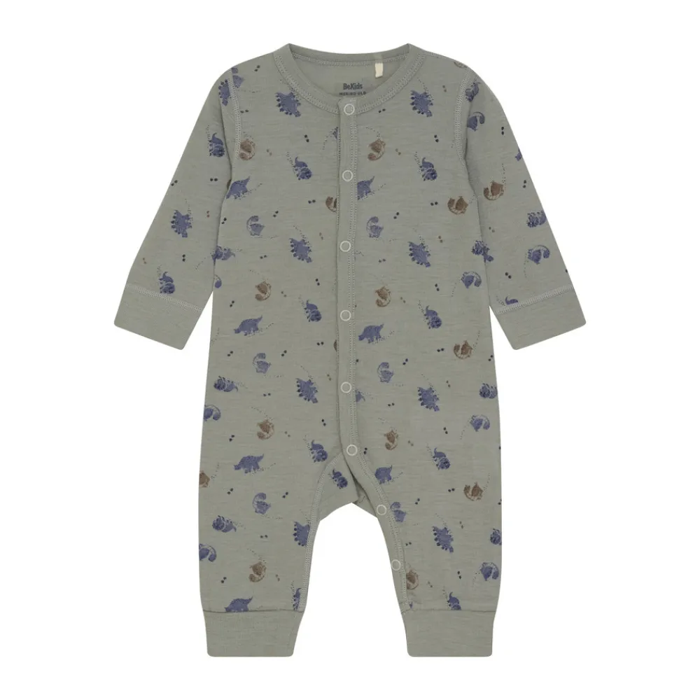 BeKids Uld Jumpsuit - Aop - 9709- Ulddragter|Heldragter U. Fod