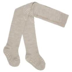 GOBABYGO Uld Kravle Strømpebukser - Sand- Strømpebukser|Uldstrømper & Uldstrømpebukser