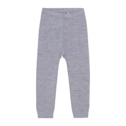 BeKids Uld leggings - solid - Chipmunk Melange- Uldunderdele|Leggings