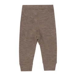 BeKids Uld leggings - solid - Leafless Tree Melange- Uldunderdele|Leggings