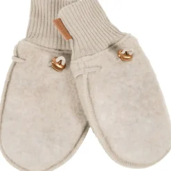 Mikk-Line Uld vanter - Melange Offwhite- Uldhuer, Uldvanter & Uldfutter