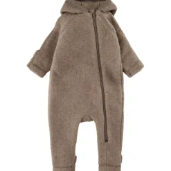 Mikk-Line Ulddragt med ører - Melange Denver- Køredragter|Ulddragter