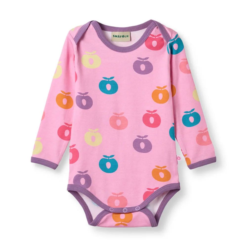 Småfolk Ulm Langærmet Body - Pink lilac- Bodystocking Langærmet