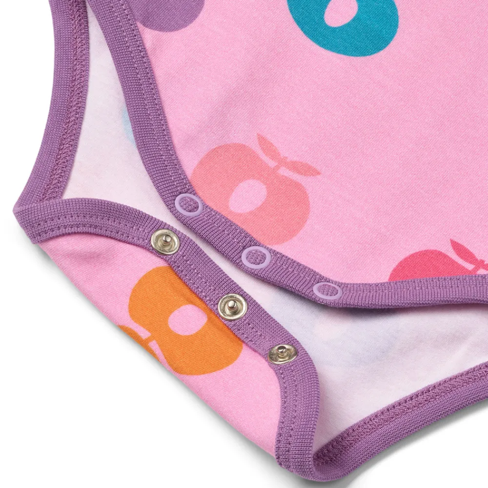 Småfolk Ulm Langærmet Body - Pink lilac- Bodystocking Langærmet