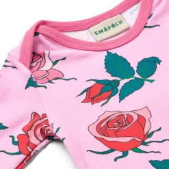 Småfolk Ulm Langærmet Body - Pink lilac- Bodystocking Langærmet