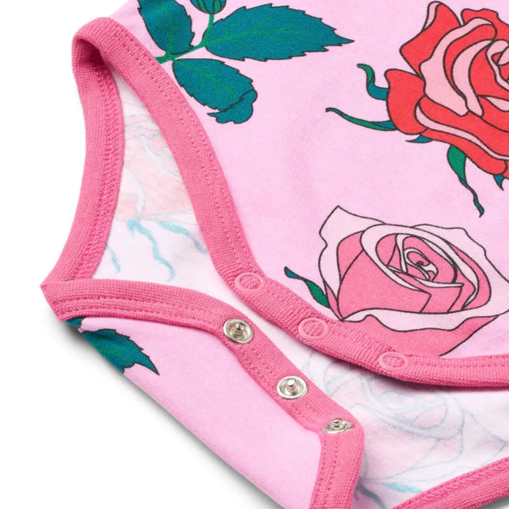 Småfolk Ulm Langærmet Body - Pink lilac- Bodystocking Langærmet