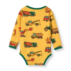 Småfolk Ulm Langærmet Body - Sunstruck- Bodystocking Langærmet