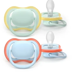 Philips Avent Ultra air soother, 0-6 m, lysegrøn/lyseblå- Sutter