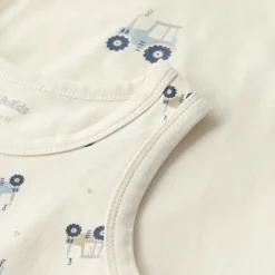 BeKids Undertrøje - 2 pak - Faded Denim- Undertøj