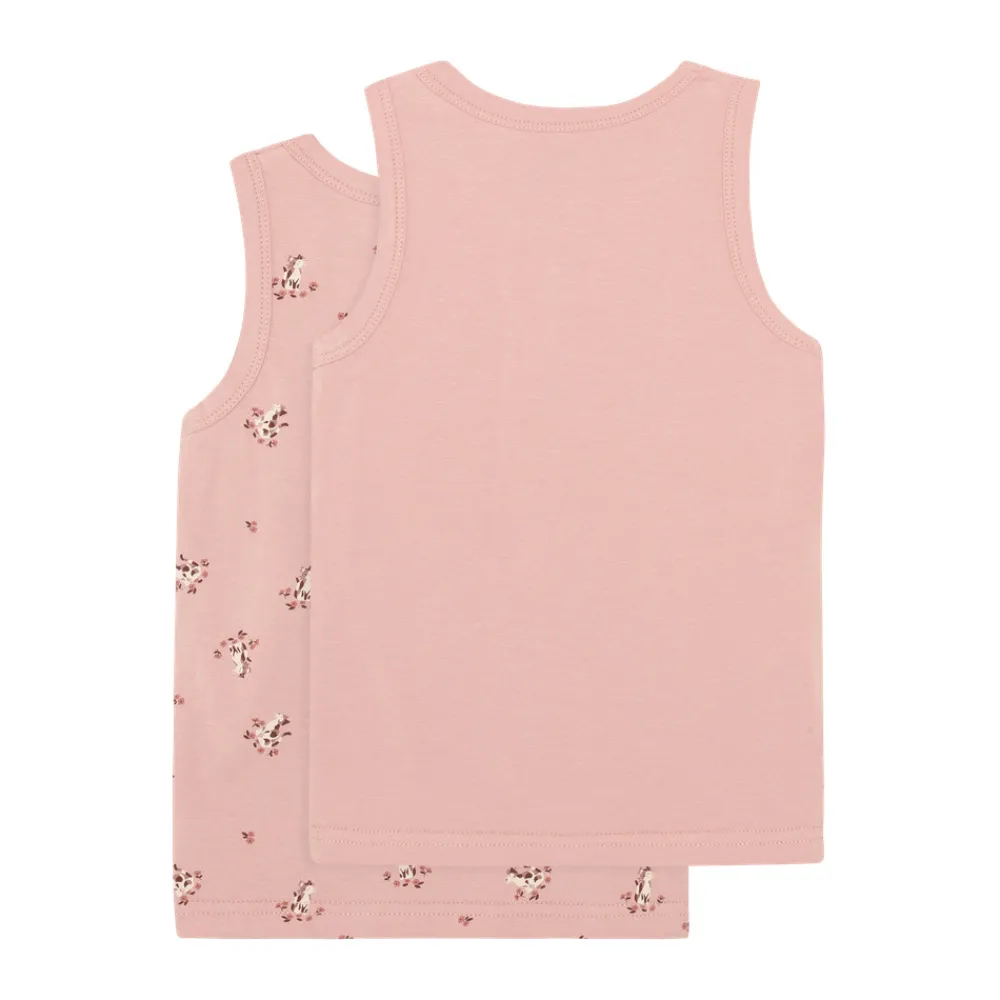 BeKids Undertrøje - 2 pak - Misty Rose- Undertøj