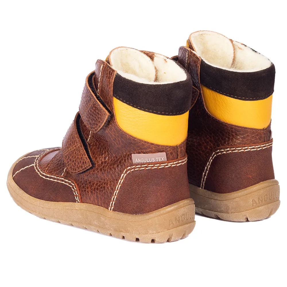 Angulus Vandafvisende TEX-støvle - COGNAC- Vinterstøvler