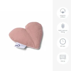 Doomoo Varmepude - Hjerte, rosa- Plejeartikler Til Baby