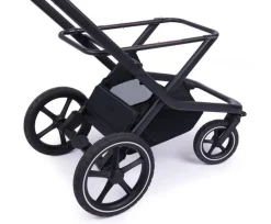 Odder Vida - Black melange- Barnevogne Med Langt Liggemål