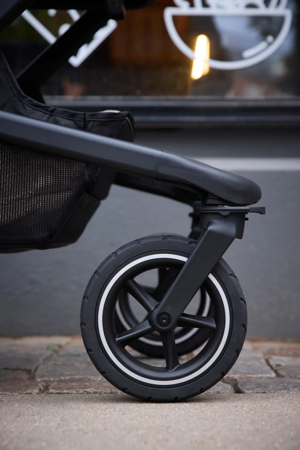 Odder Vida - Dark brown- Barnevogne Med Langt Liggemål