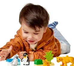 LEGO Duplo Vilde dyrefamilier: pingviner og løver 10442- Lego